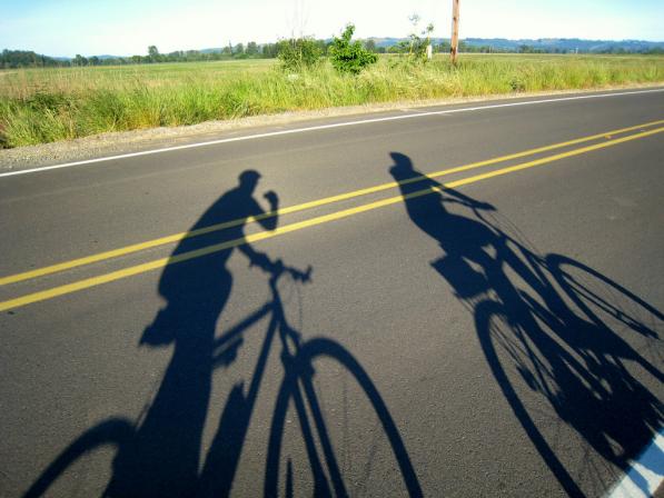Bike shadows